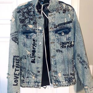 1 of a kind CUSTOM DENIM JACKET